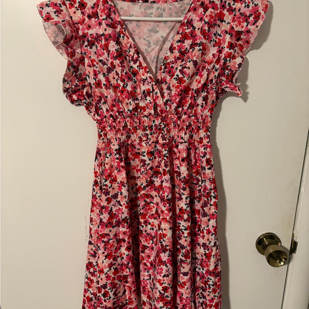 Floral Pink Dress